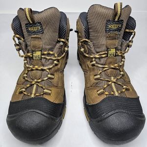 Keen Men's Braddock Utility Mid 101124D Steel Toe Work Shoes Waterproof 12D